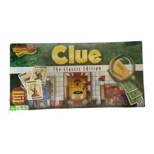 Clue The Classic Edition Board Game Mystery Family Game Complete NWT